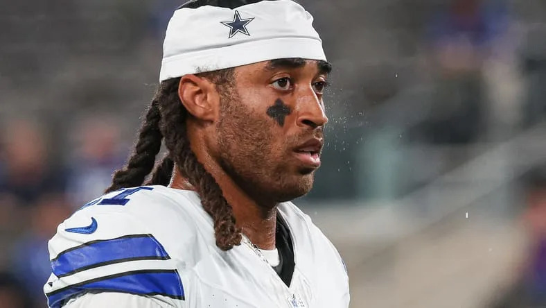 Cowboys cornerback Stephon Gilmore looks on before a game at MetLife Stadium. Vikings players disappeared
