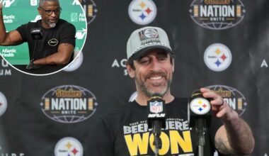 Aaron Rodgers still taking shots at Jets ahead of Steelers playoff matchup