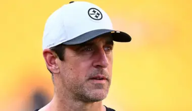 Steelers head coach Mike McCarthy might have inadvertently revealed Aaron Rodgers' retirement decision for 2026