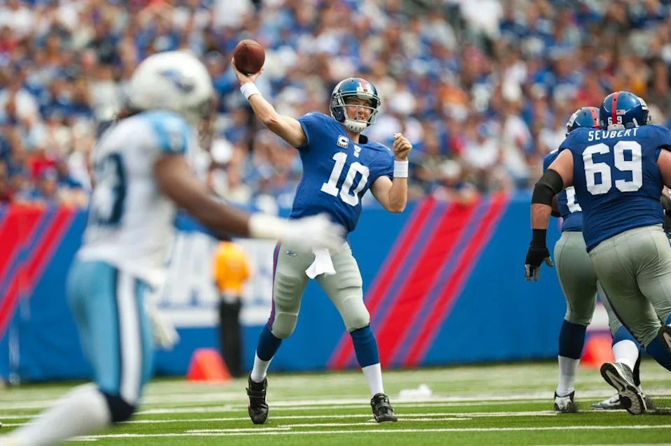 Manning—who retired following 16 seasons with the New York Giants and two Super Bowl wins—recalled how he knew he was ready to leave the football field behind. <span class="image-credit">(Rob Tringali/SportsChrome/Getty Images)</span>