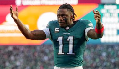 A.J. Brown no-shows as Eagles lose to 49ers, skips media after wild card exit