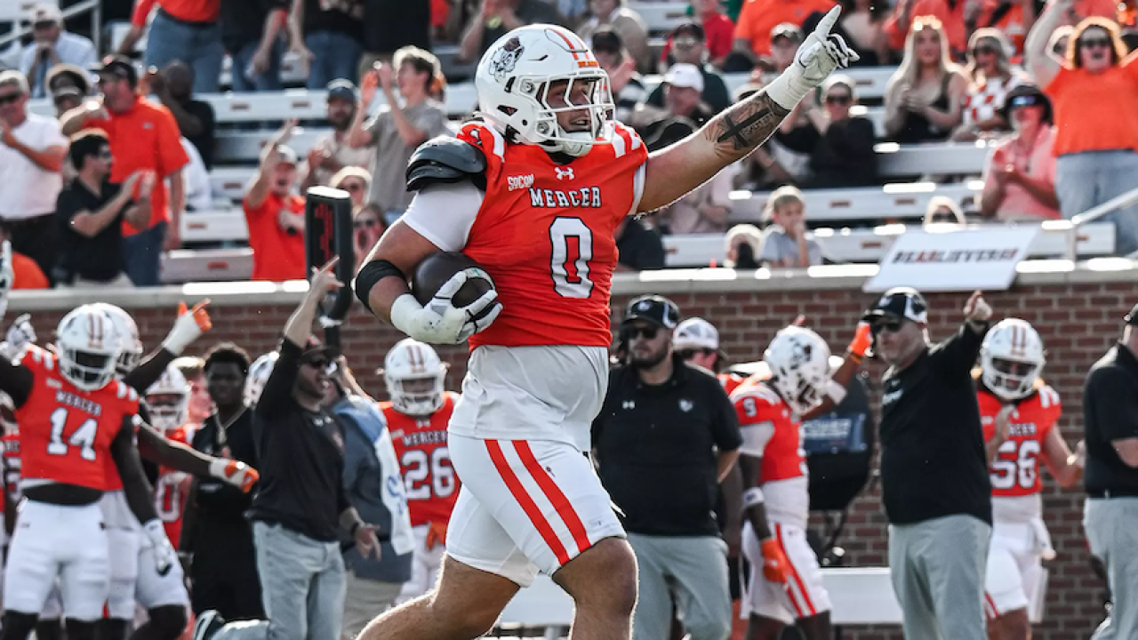 Mercer's Andrew Zock wins the 2025 Buck Buchanan Award, top moments