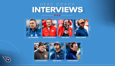 Titans Complete Interviews With Seven Candidates in First Week of Head Coach Search