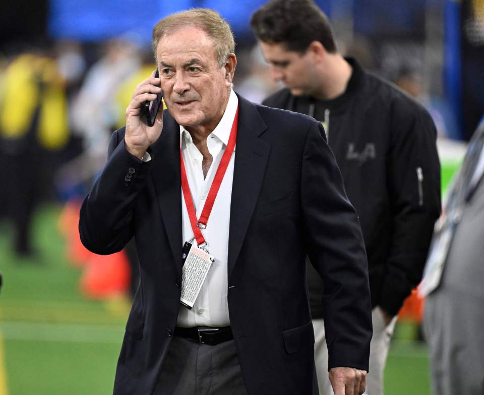 Announcer Al Michaels prior to a NFL football game between the Los Angeles Chargers and the Denver Broncos at SoFi Stadium in Inglewood on Thursday, December 19, 2024.