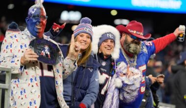 What do Patriots tickets cost for NFL playoffs against the LA Chargers?