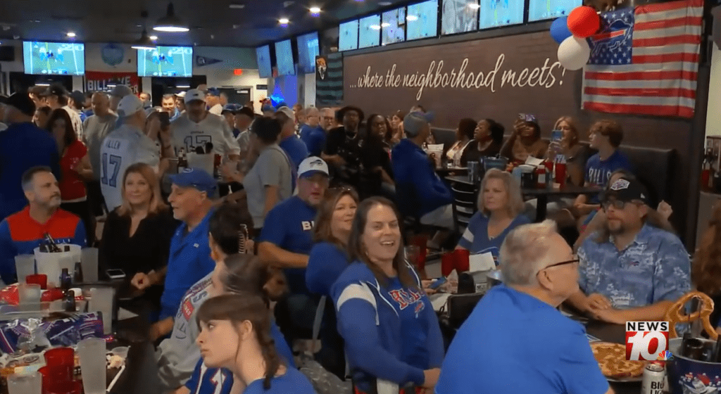 Bills fans make their presence known in Jacksonville ahead of playoff game