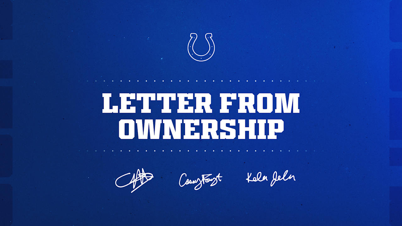 Letter from Ownership