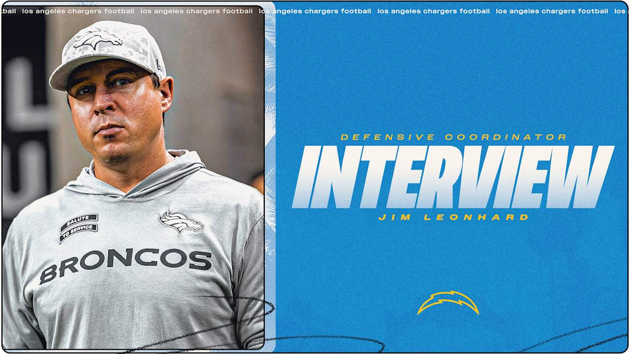 Chargers Interview Jim Leonhard for Defensive Coordinator