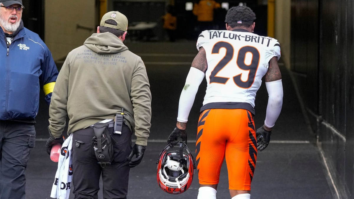 Newly Released Footage Shows Cincinnati Bengals' Cam Taylor-Britt in Jeep That Flipped After Colliding With Parked Car
