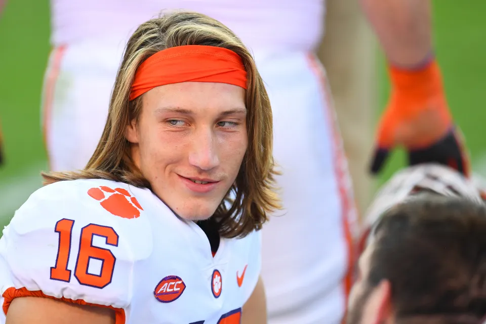 Lawrence's signature locks became a talking point with fans sporting blonde wigs