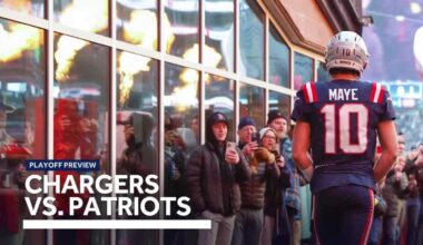 Patriots facing Chargers in NFL Wild Card