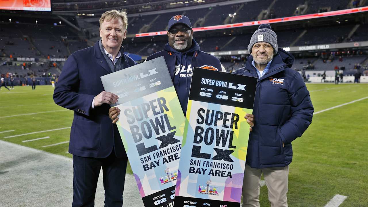Bears, NFL Commissioner Roger Goodell honor flag football trailblazer with Super Bowl tickets