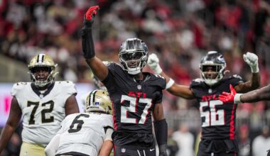 Falcons set single-season franchise record in sacks