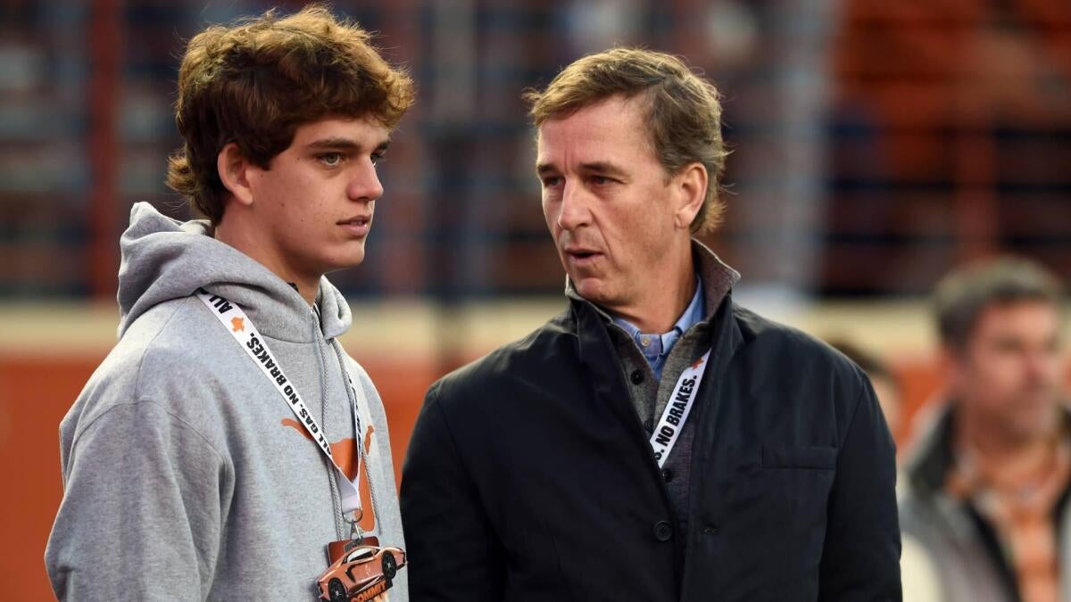 Arch Manning's father, Cooper, has full trust in Texas process, Steve Sarkisian