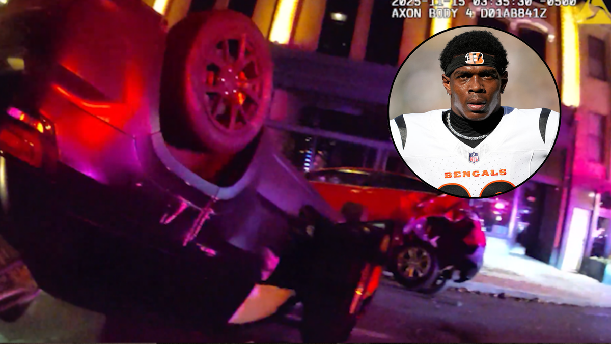 Video shows crash involving Bengals' Cam Taylor-Britt in northern Kentucky
