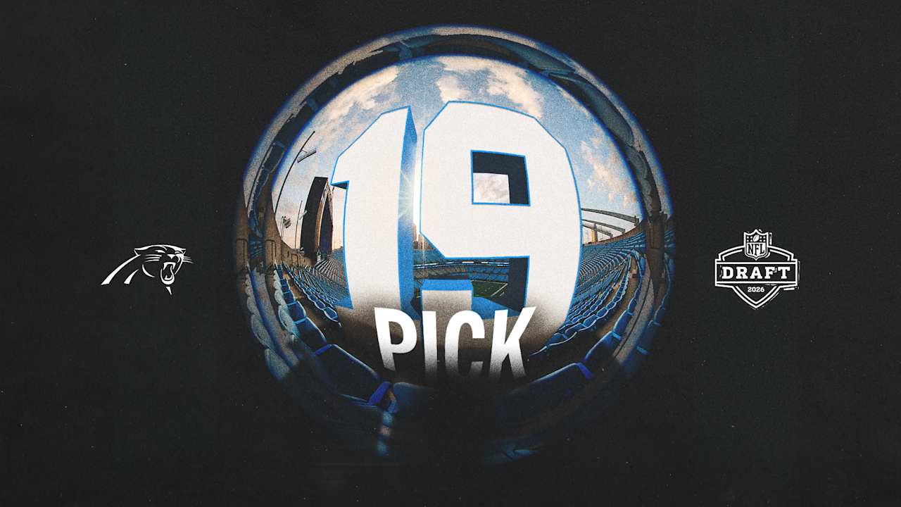 Panthers will pick No. 19 overall in the 2025 NFL Draft