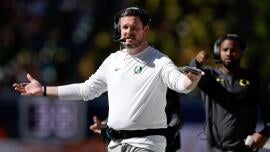 Lopsided CFP semifinal loss to Indiana continues troubling rematch trend for Oregon coach Dan Lanning