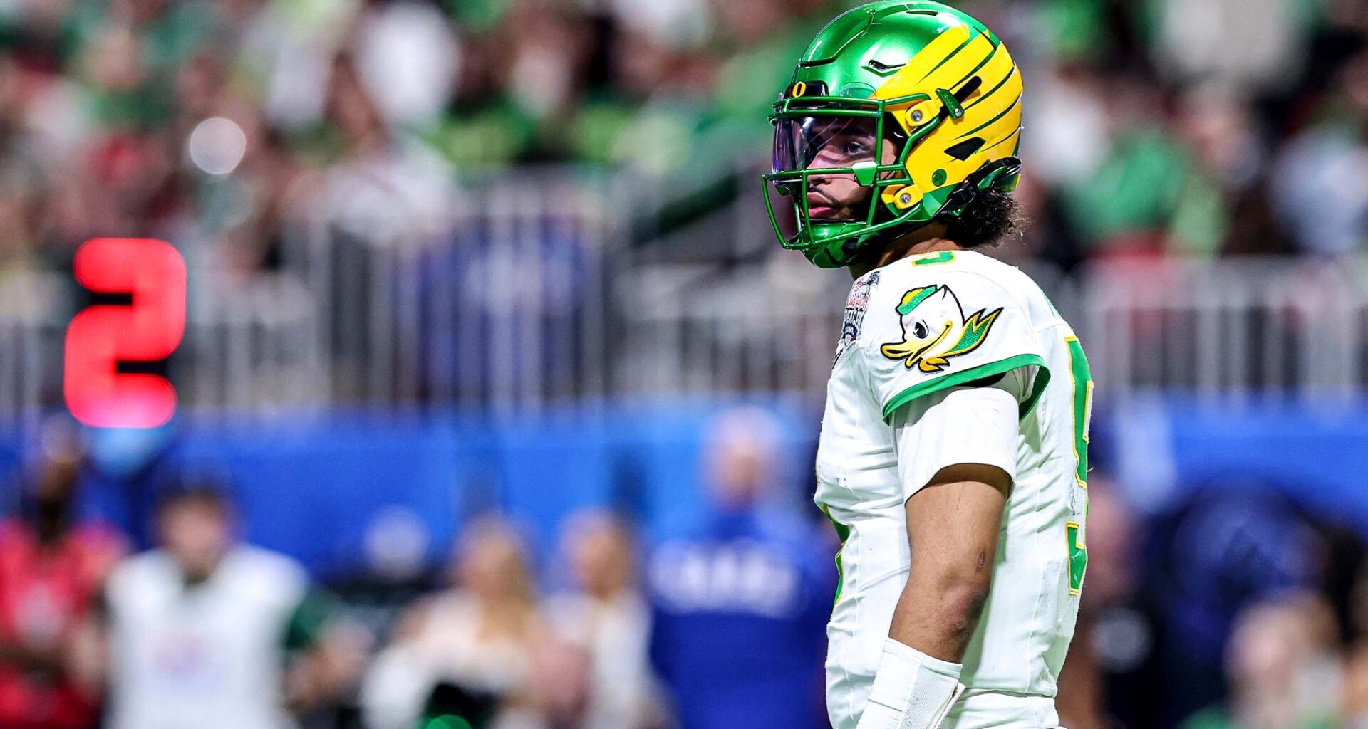 Potential Jets QB target Dante Moore comments on draft decision