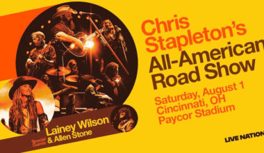 Chris Stapleton and Lainey Wilson To Perform at Paycor Stadium