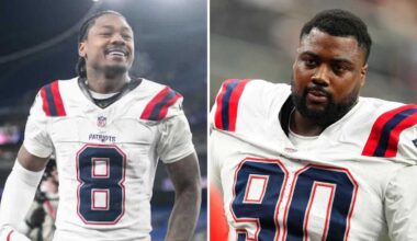 Patriots players, coaches try to keep focus on Dolphins game amid Diggs, Barmore legal issues