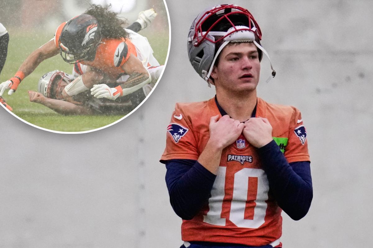 Drake Maye misses Patriots practice in Super Bowl 2026 injury drama