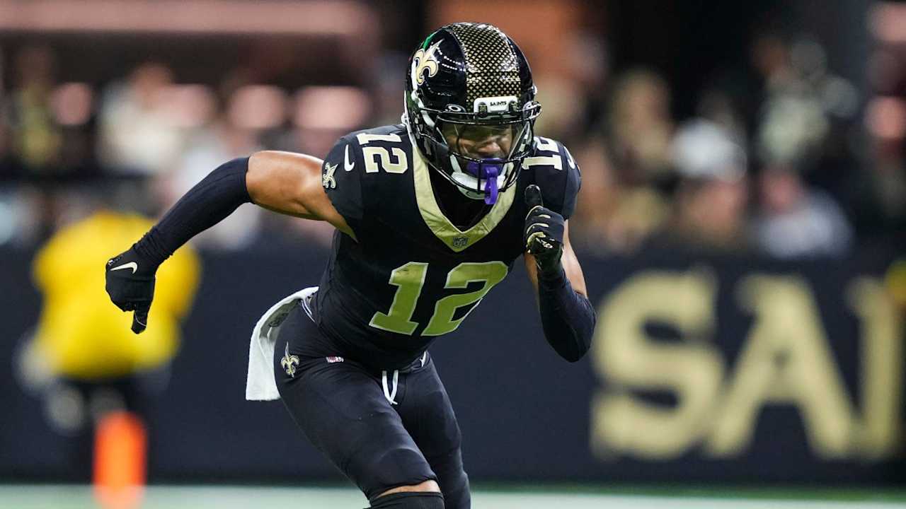 Saints WR Chris Olave to miss finale after blood clot was detected in his lung