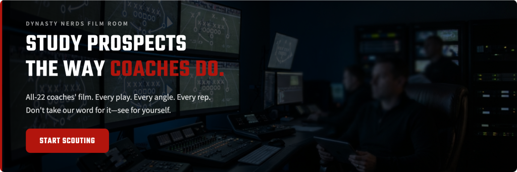 dynasty-nerds-film-room-promotional-banner - Dynasty Nerds Dynasty Nerds Film Room Fantasy Football All-22 Video Footage