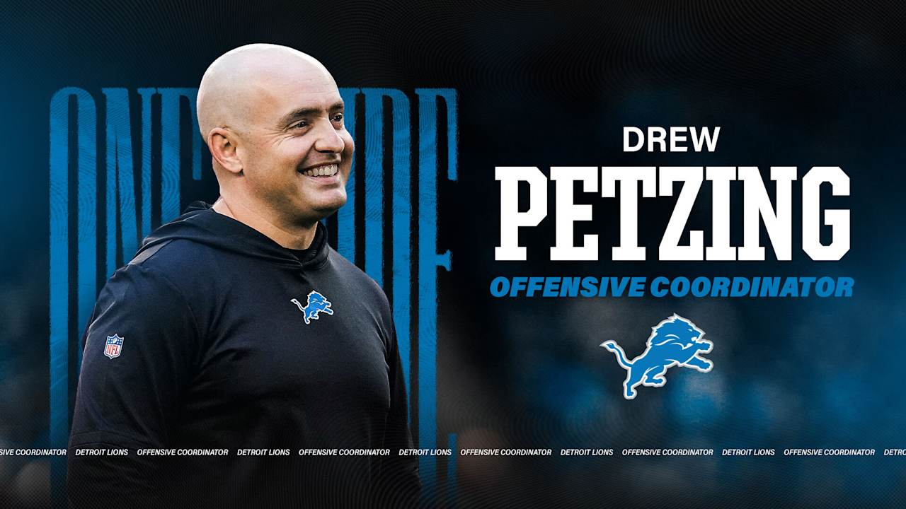 Detroit Lions hire Drew Petzing as offensive coordinator