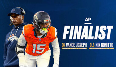 OLB Nik Bonitto, DC Vance Joseph named finalists for AP Defensive Player of the Year and AP Assistant Coach of the Year awards