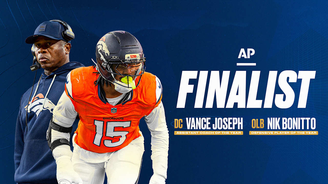 OLB Nik Bonitto, DC Vance Joseph named finalists for AP Defensive Player of the Year and AP Assistant Coach of the Year awards