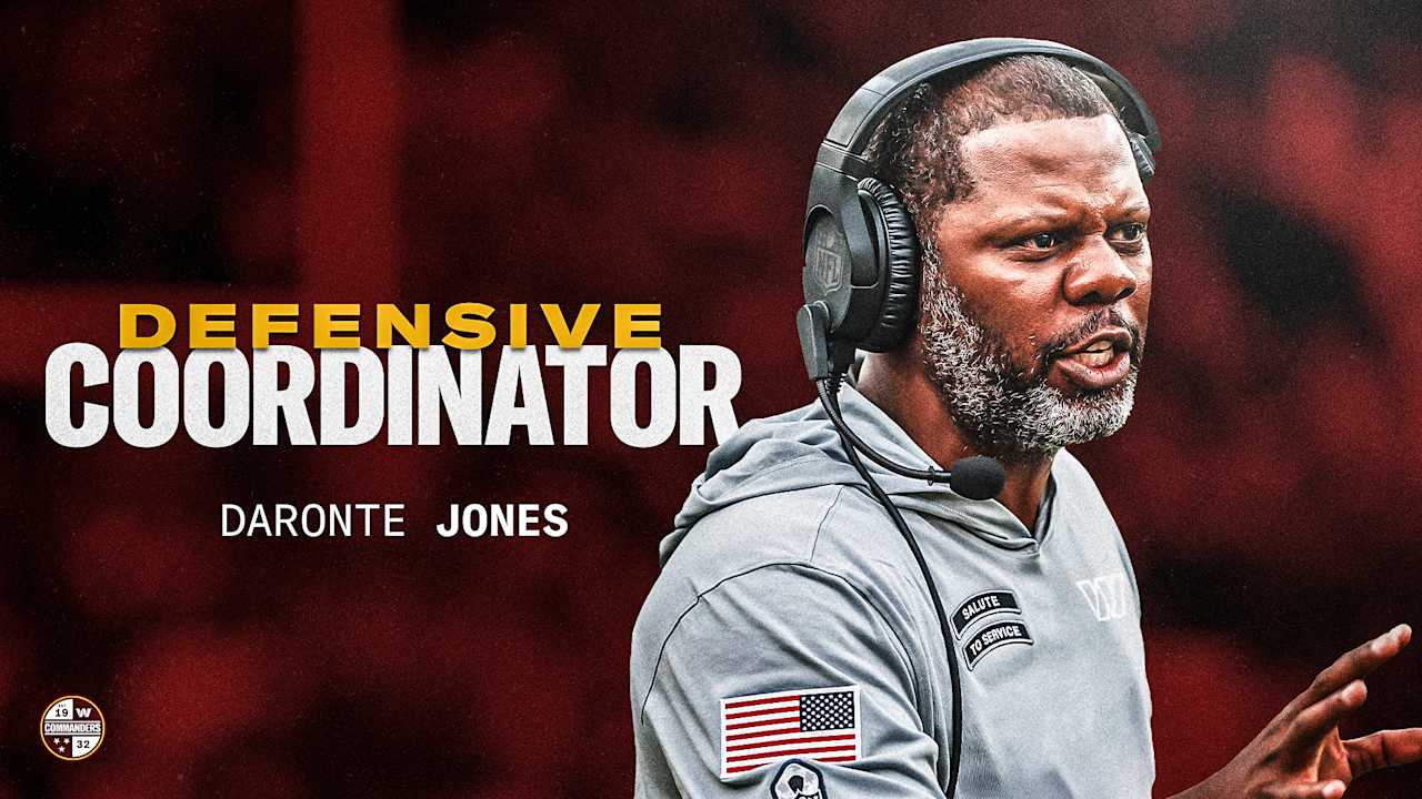 Commanders hire Daronte Jones as defensive coordinator