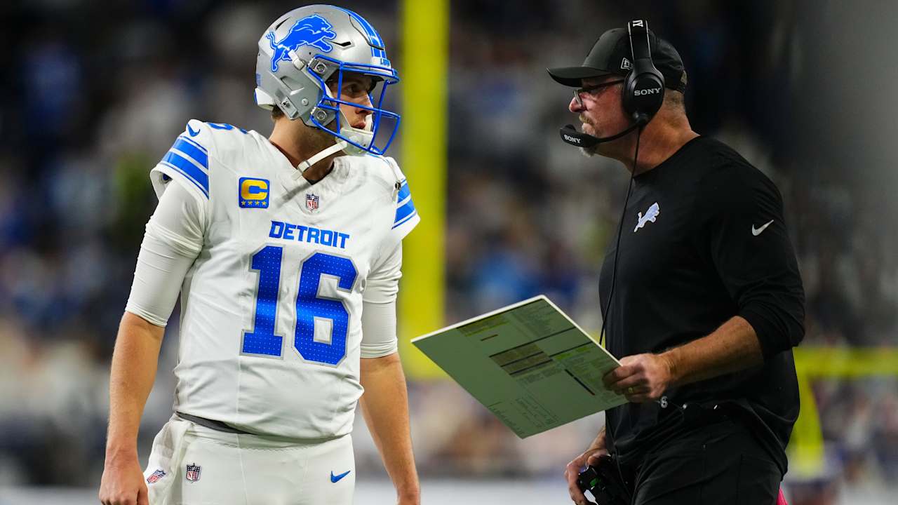 Lions' Dan Campbell reaffirms confidence in 'absolute stud' Jared Goff: 'He's going nowhere'
