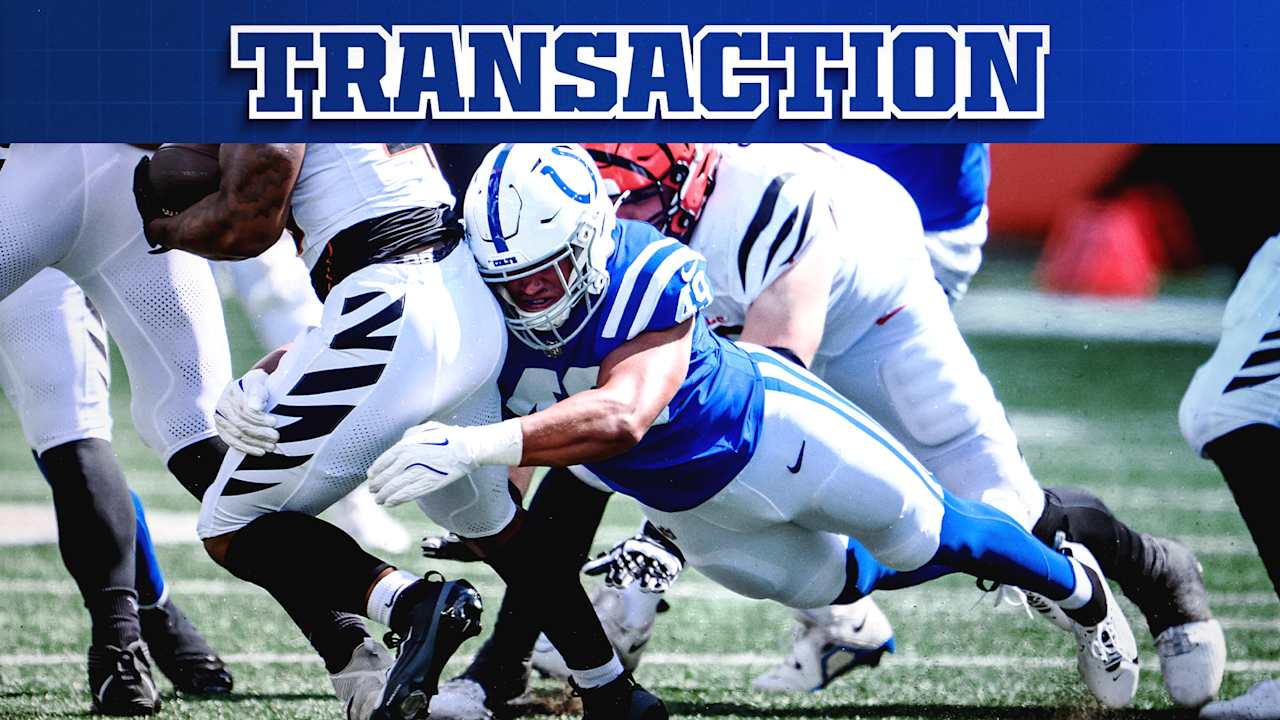 Colts sign LB Joseph Vaughn to reserve/future contract
