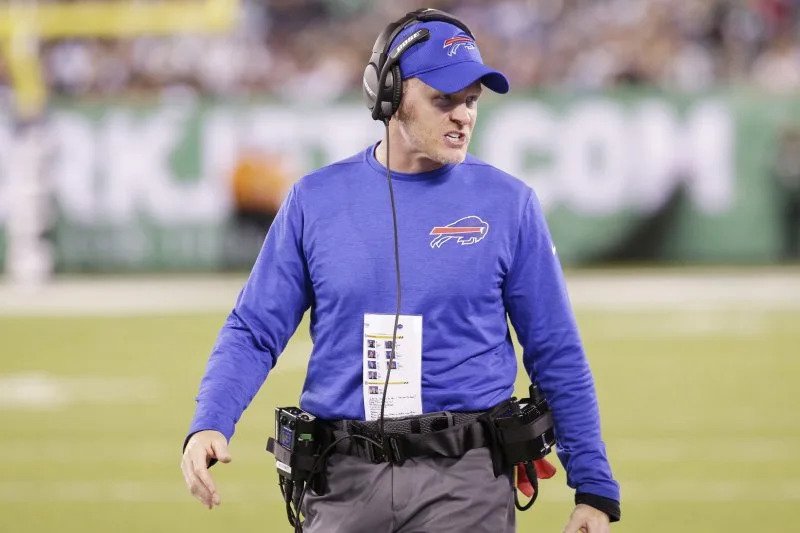Former Buffalo Bills head coach Sean McDermott was 8-8 in the postseason. File Photo by John Angelillo/UPI