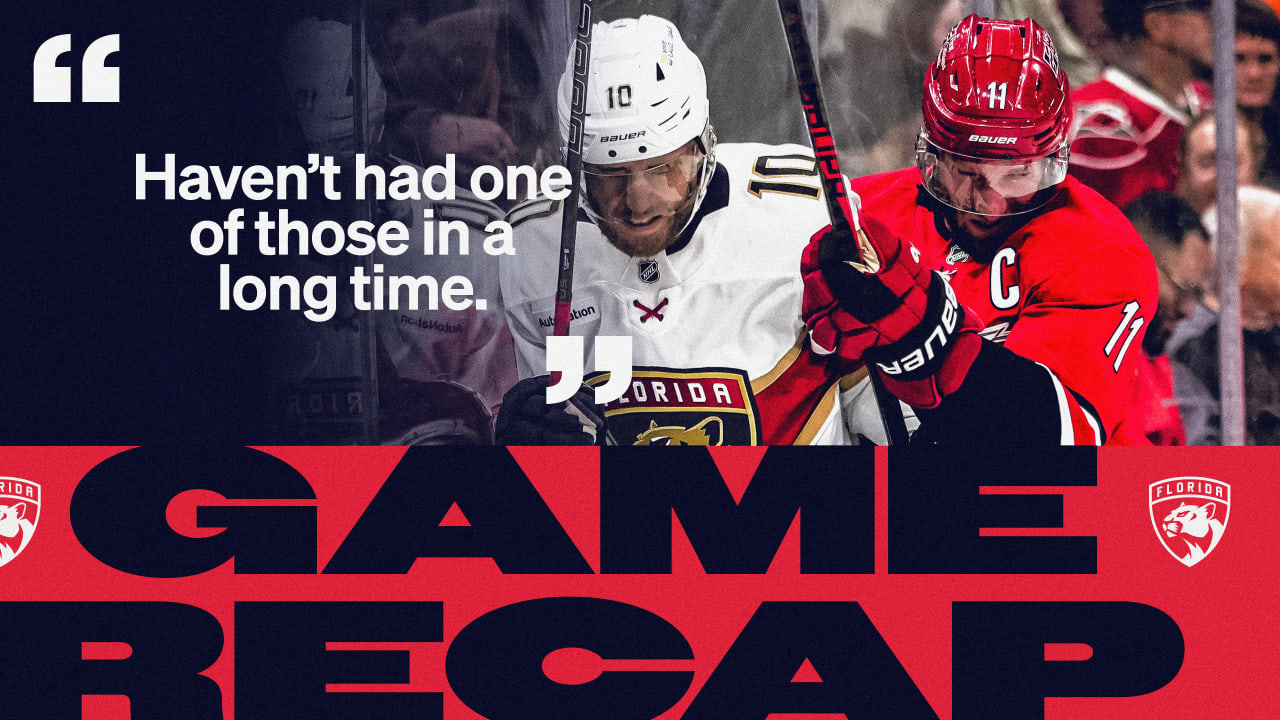 RECAP: Hurricanes 9, Panthers 1