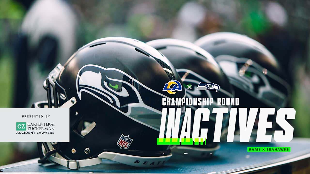 Seahawks vs. Rams NFC Championship Inactives