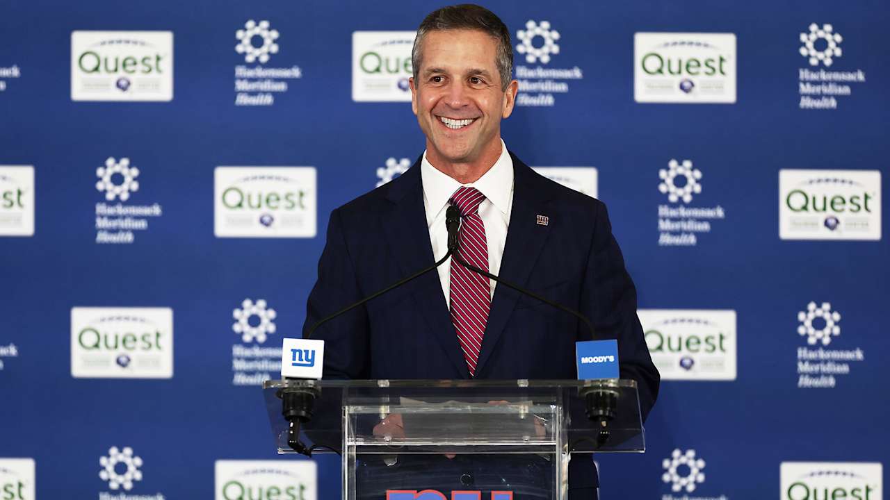 John Harbaugh Thanks Ravens as He Begins as Giants’ Head Coach