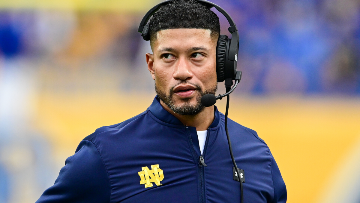 Notre Dame's Marcus Freeman looking ahead to 2026 after persistent NFL coaching rumors