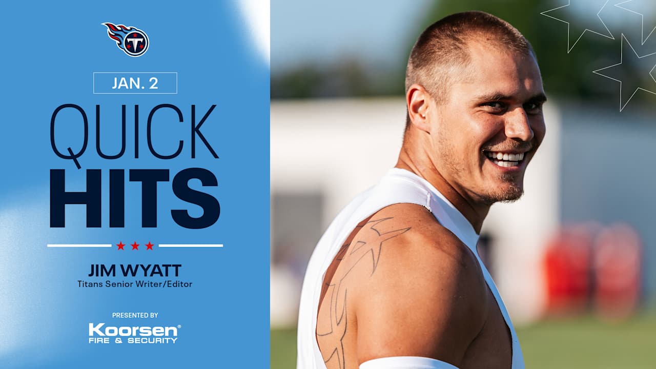 Quick Hits After Friday's Titans Practice 