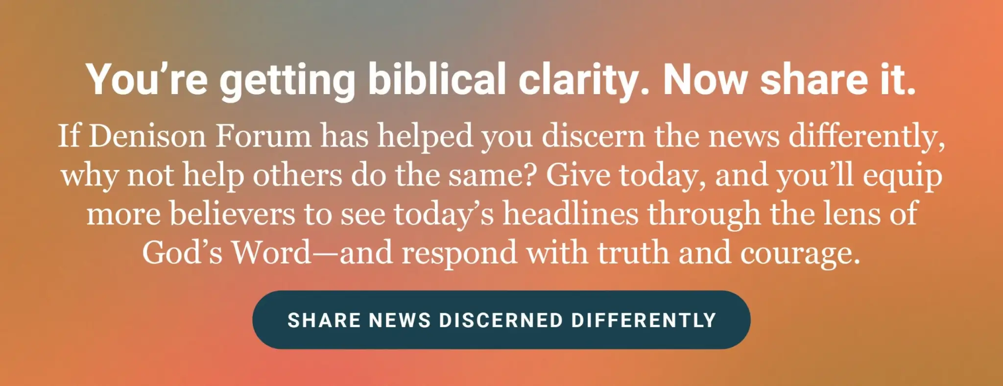 Share News Discerned Differently