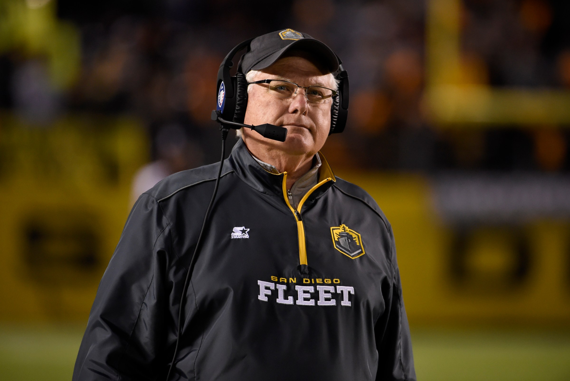 Head coach Mike Martz of the San Diego Fleet