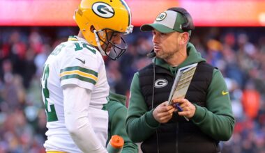 Aaron Rodgers talks Matt LaFleur hot seat after playoff loss
