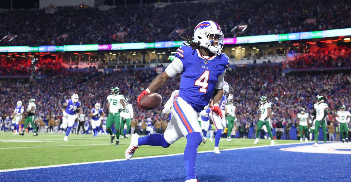 NFL rushing yards leader: Bills’ James Cook has lead over Colts’ Jonathan Taylor