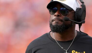 Mike Tomlin through the years during his 19 seasons with the Pittsburgh Steelers