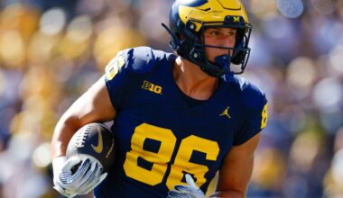 Michigan Football TE Brady Prieskorn enters transfer portal