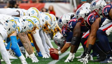 New England Patriots to host Los Angeles Chargers in NFL playoffs Sunday night