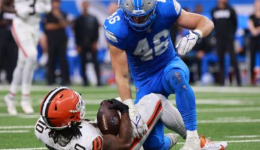 Detroit Lions LB Jack Campbell wins award for top NFL linebacker