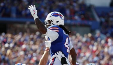Buffalo Bills RB James Cook III rushing toward an All-Pro season in 2025