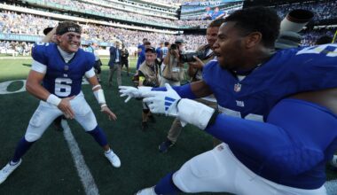 NY Giants news: Jaxson Dart, Abdul Carter named Rookie of The Year finalists