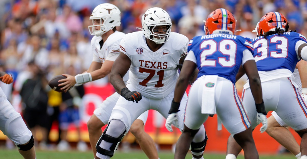 Texas OL Nick Brooks is entering the NCAA transfer portal